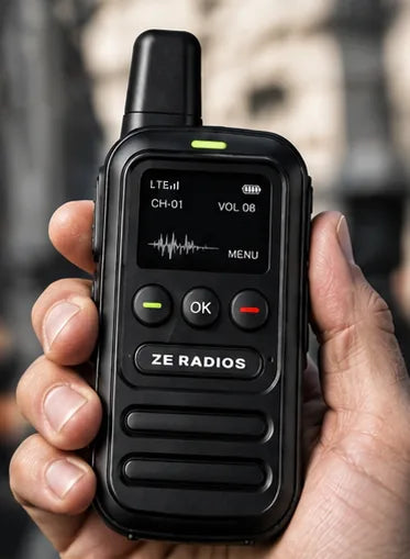 ZE Radio LTE held in a hand